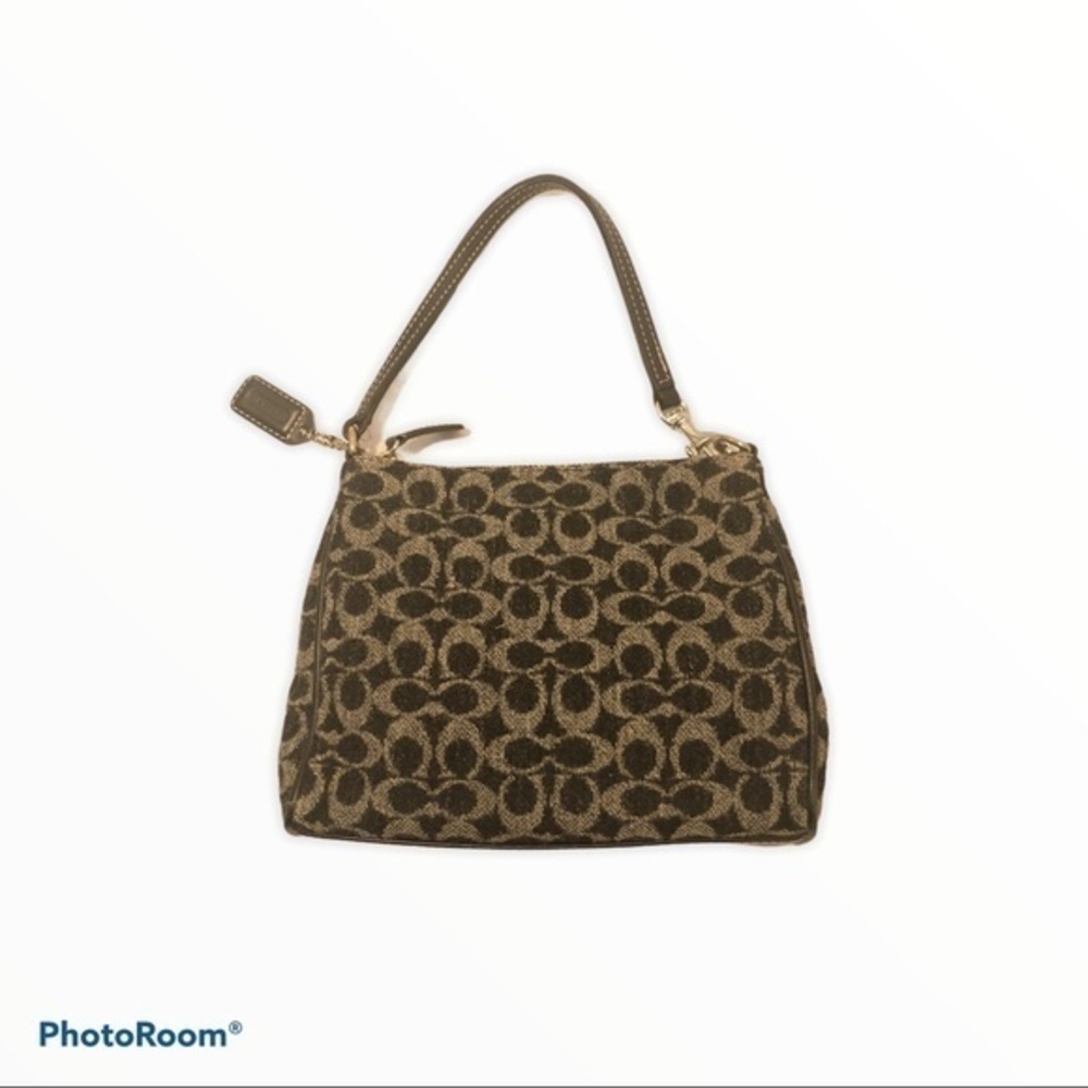 Coach vintage y2k wool ultra rare mini signature bag - Picture 3 of 12